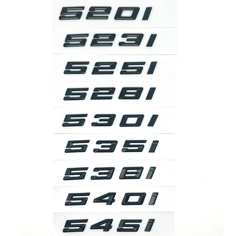 Автомобильный 3D ABS багажник с буквами логотипа, эмблема, наклейка, наклейка для BMW 5 серии 520d 525d 528d 530d 535d 540d E39 E60 E61 F10 F11 G30