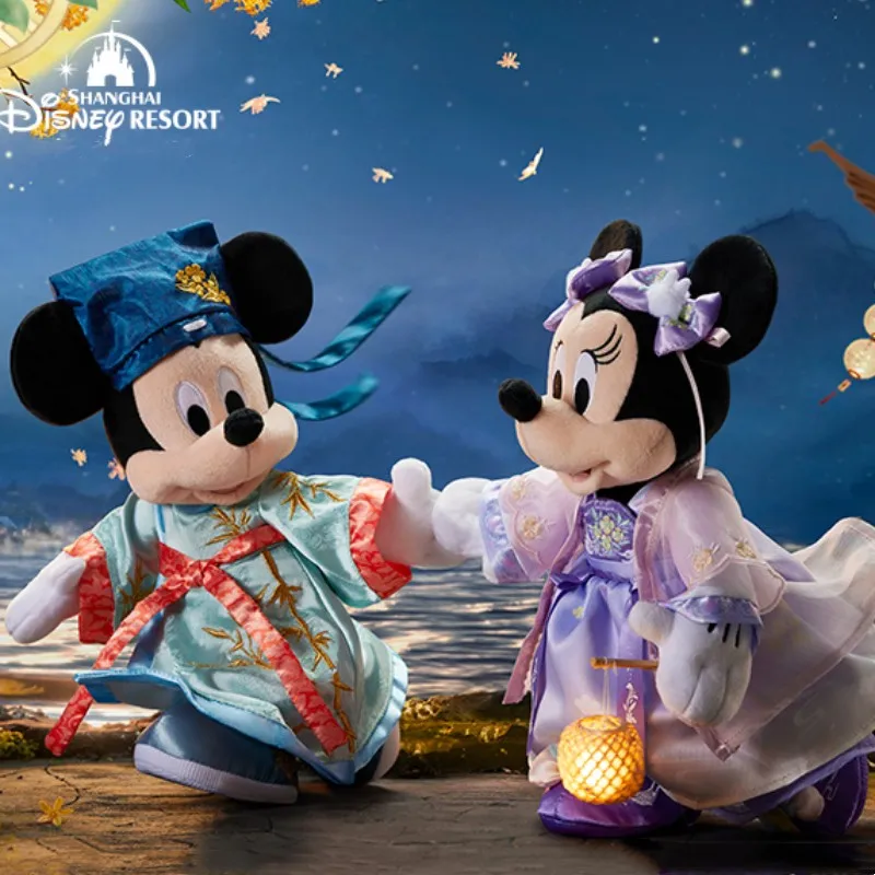 MINISO плюшевые игрушки Микки и Минни