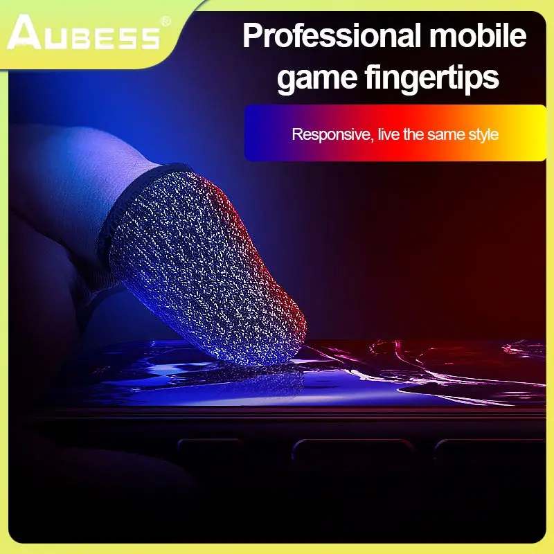 

Ultra-thin Finger Cots Lightweight Gaming Finger Sleeve Fiber Thumb Fingertip Sleeves Sweatproof For Pubg High Sensitivity