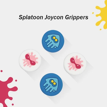 Splatoon Joycon Caps Nintendo Switch & Oled Joycon,High Quality Thumb Grip,Thumb Grip Caps For Switch Oled Switch Lite Joycon