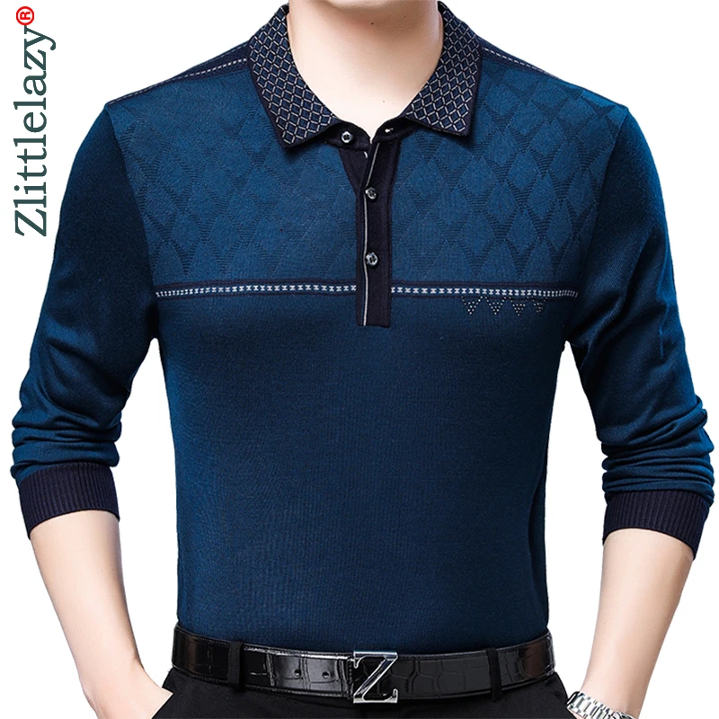 

2022 Brand Casual High Quality Fitness Long Sleeve Polo Shirt Men Poloshirt Jersey Mens Polos Tee Shirts Dress Fashions 81063