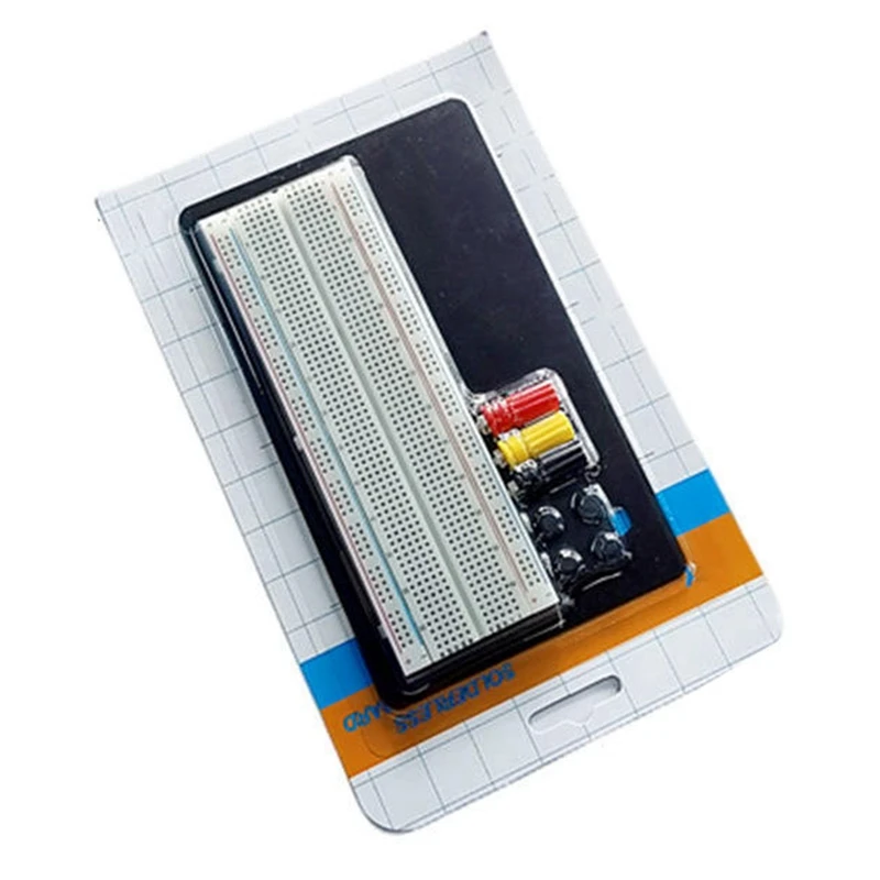 Макетная плата с 830 отверстиями и деталями нижней пластины