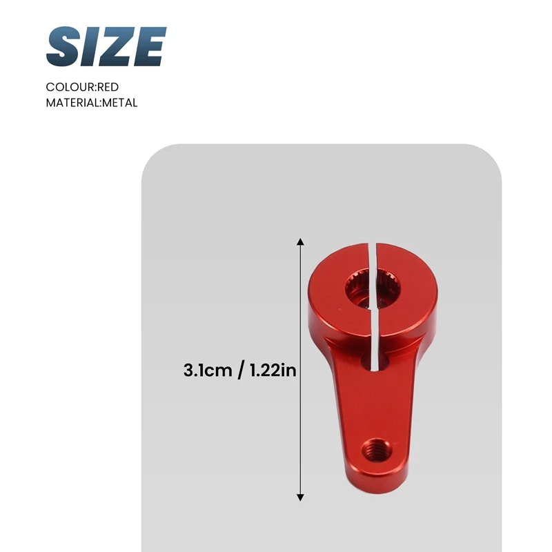 5 шт. 25 т M3 металлический RC сервопривод алюминиевый набор рычагов для MG995/MG996R E9001