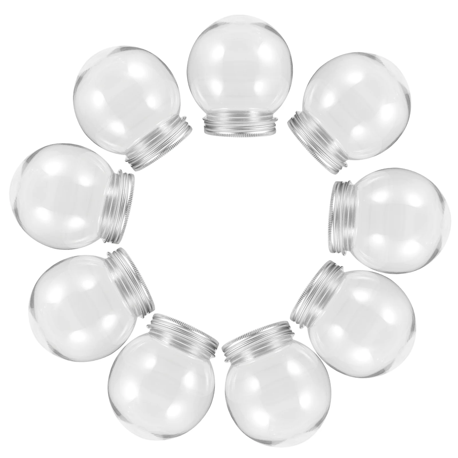 10 шт. DIY прозрачный пластиковый водяной шар снежок с завинчивающейся крышкой (300