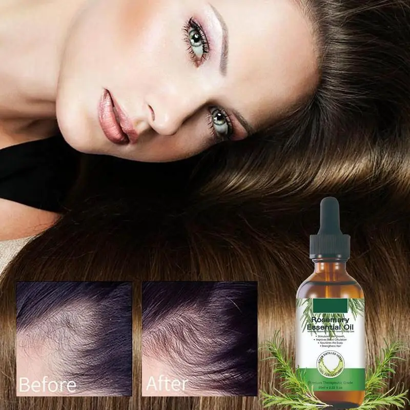 

Rosemary Oil 60ml Organic Essential Oil For Hair Growth Strengthening Nourishing Natural Rosemary Hair Beard Hair Eyebrow