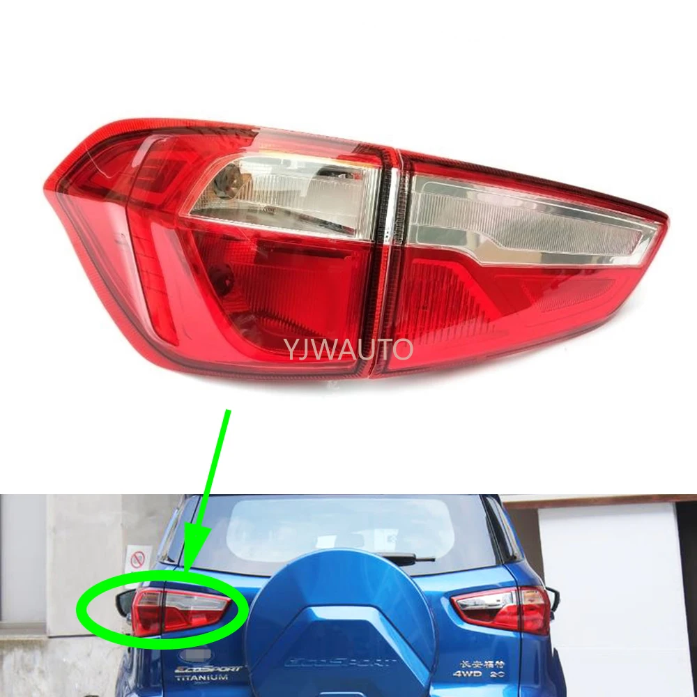 

Задний фонарь для Ford Ecosport 2013, 2014, 2215, 2016, 2017, Автомобильный задний фонарь, сигнал поворота, стоп-сигнал Предупреждение светильник онарь на бампер