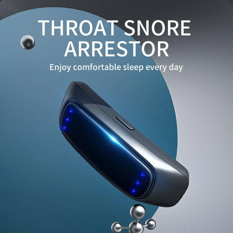 

Smart Anti Snoring Device Intelligent Laryngeal Pulse Noise Reduction Muscle Stimulator Electric Stop Snoring Correction Device