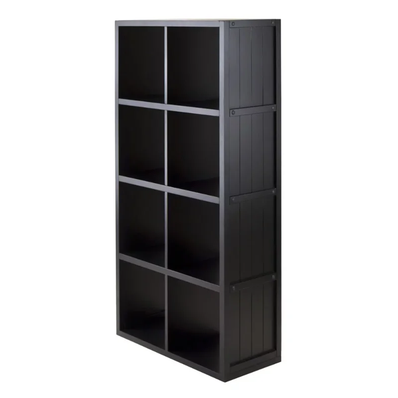 

Winsome Wood Timothy 4x2 Storage Cube Shelf, Black Finish