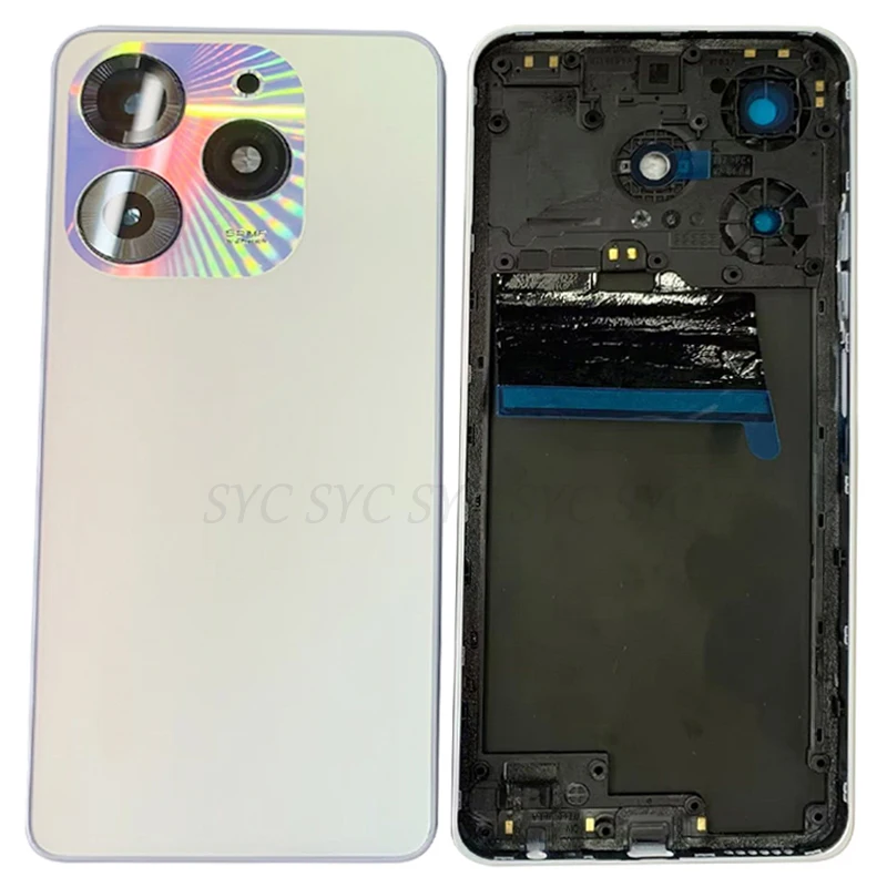 Крышка батарейного отсека задняя крышка телефона для Tecno Spark 10 Pro с деталями