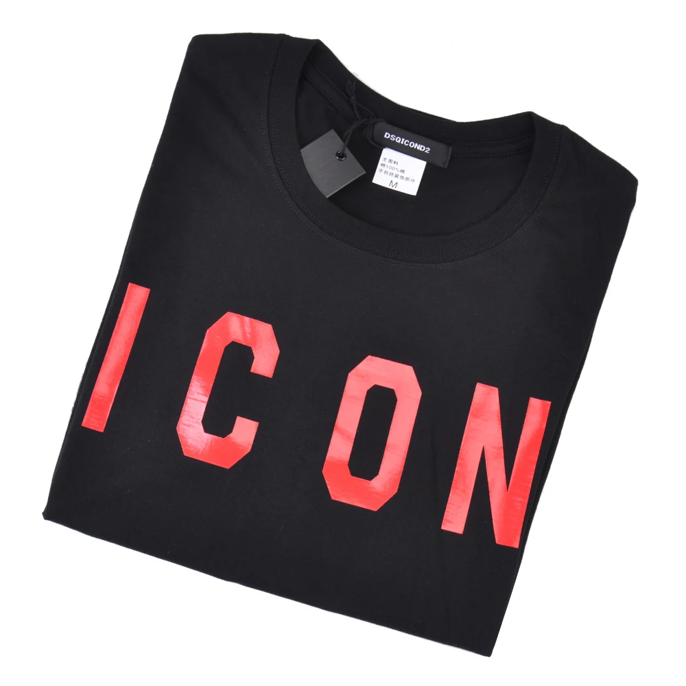 

ICON Summer T Shirt For Men Free Shipping 100 Cotton O-neck Oversize Tees Designer Luxury Brand Women T-shirts 2022 New Arrival