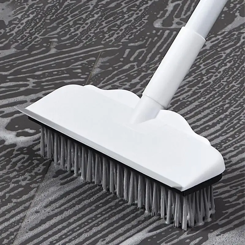 

Practical Cleaning Brush Toilet No Dead Corner Bathroom Bristle Brush Dual-purpose Floor Brush Scraping Household Cleaning Tools
