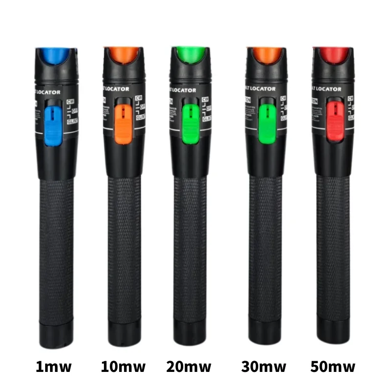 Бесплатная доставка 1- 50 мВт 5-30 км FTTH волоконно-оптический тестер Тип ручки красный волоконно-оптический свет Визуальный дефектоскоп тестер оптического кабеля