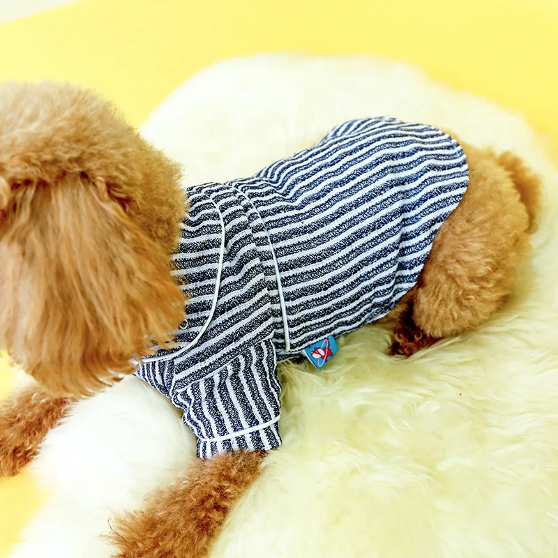 

Dog Clothes Jeans for Autumn Pet Supplies Clothing Linen Shirt Puppy Cat Thin Spring and Summer Pet Clothes