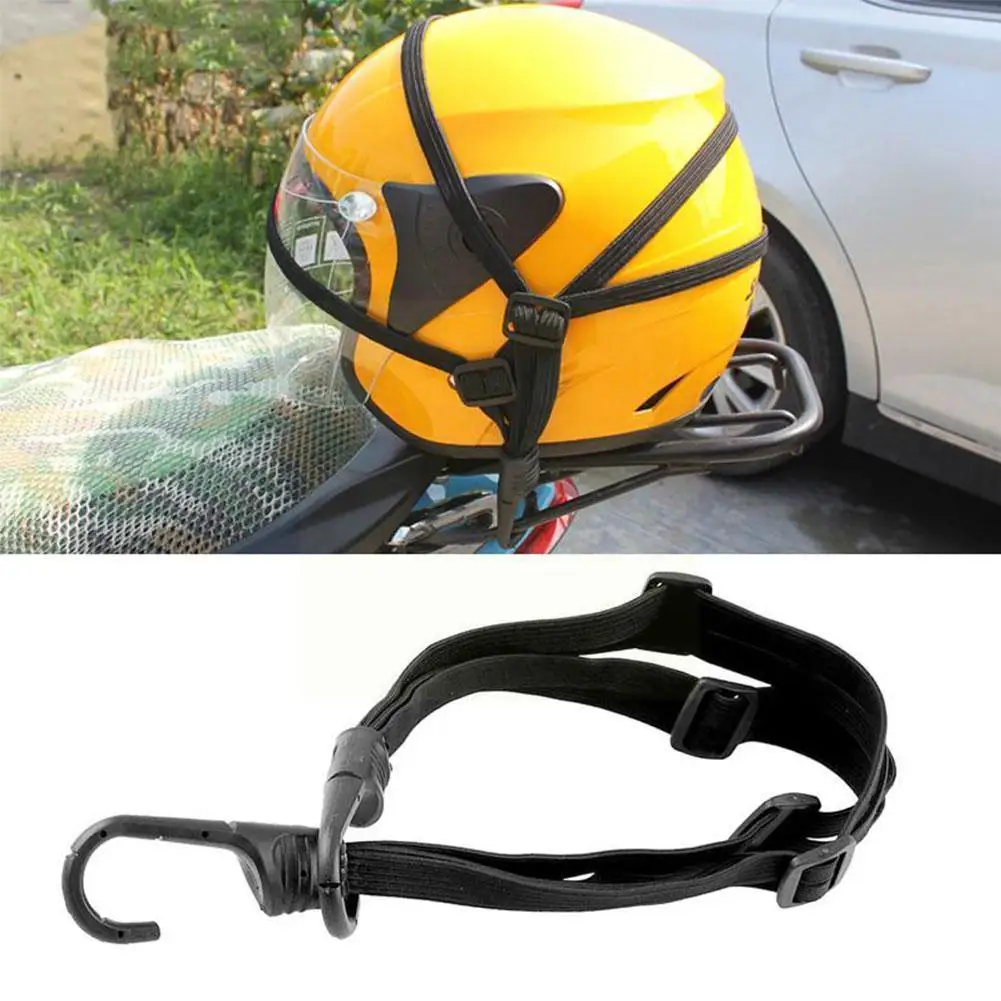 

Motorcycle Helmet Rope Baggage Rope Electric Car Shelf Belt Elastic Rope Elastic Fixed Binding Rubber Binding Band M8h1