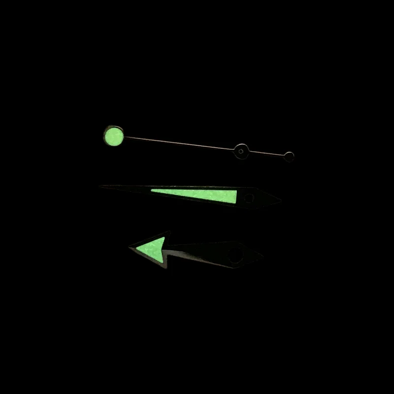 Silver Green Luminous Watch Hands DIY Modification Fit For NH35/36/4R/7S Movement Watch Accessories