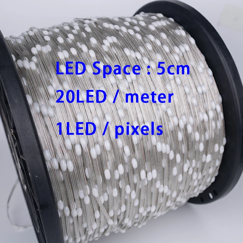 

HarrisonTek WS2811 RGBIC светодиодная гирлянда