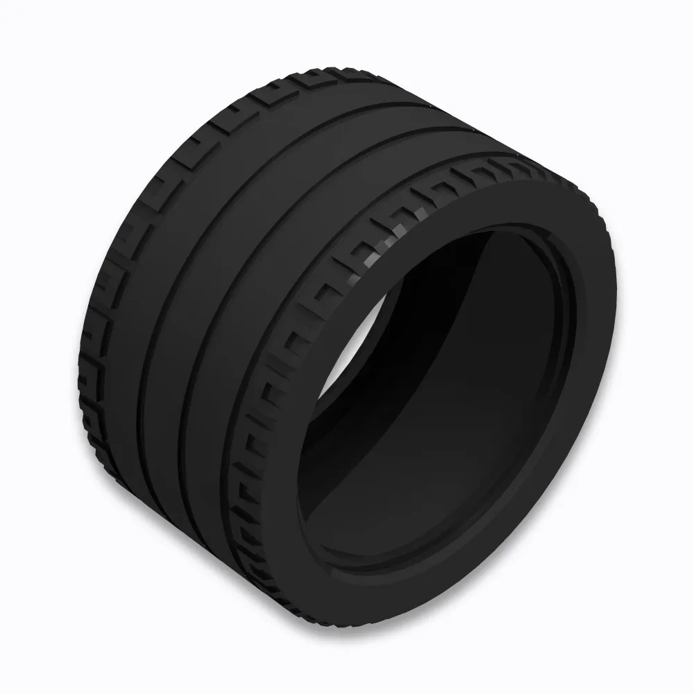 Детали радужной свиньи MOC 23799 шина 81 6x44 ZR высокотехнологичные совместимые с