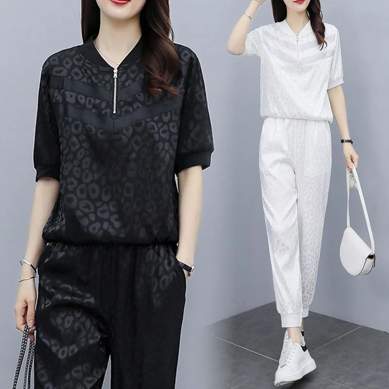 Женский спортивный костюм Новинка лета 2024 корейский Свободный темпераментный с