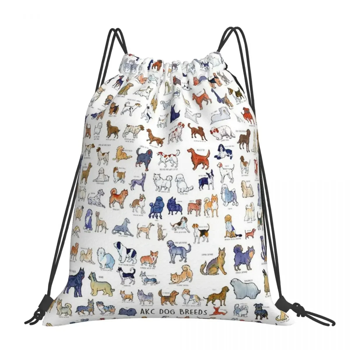 Рюкзаки для собак каждого породы AKC Модные Портативные Сумки на шнурке сумка с