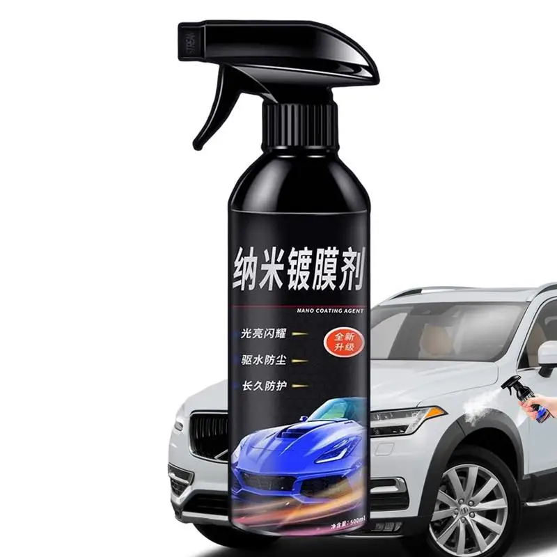 

Car Nano Coating Spray Quick Ceramic Coating Water-Activated Formula 6 Months Of Protection Dustproof Ceramic Spray Easy To Use