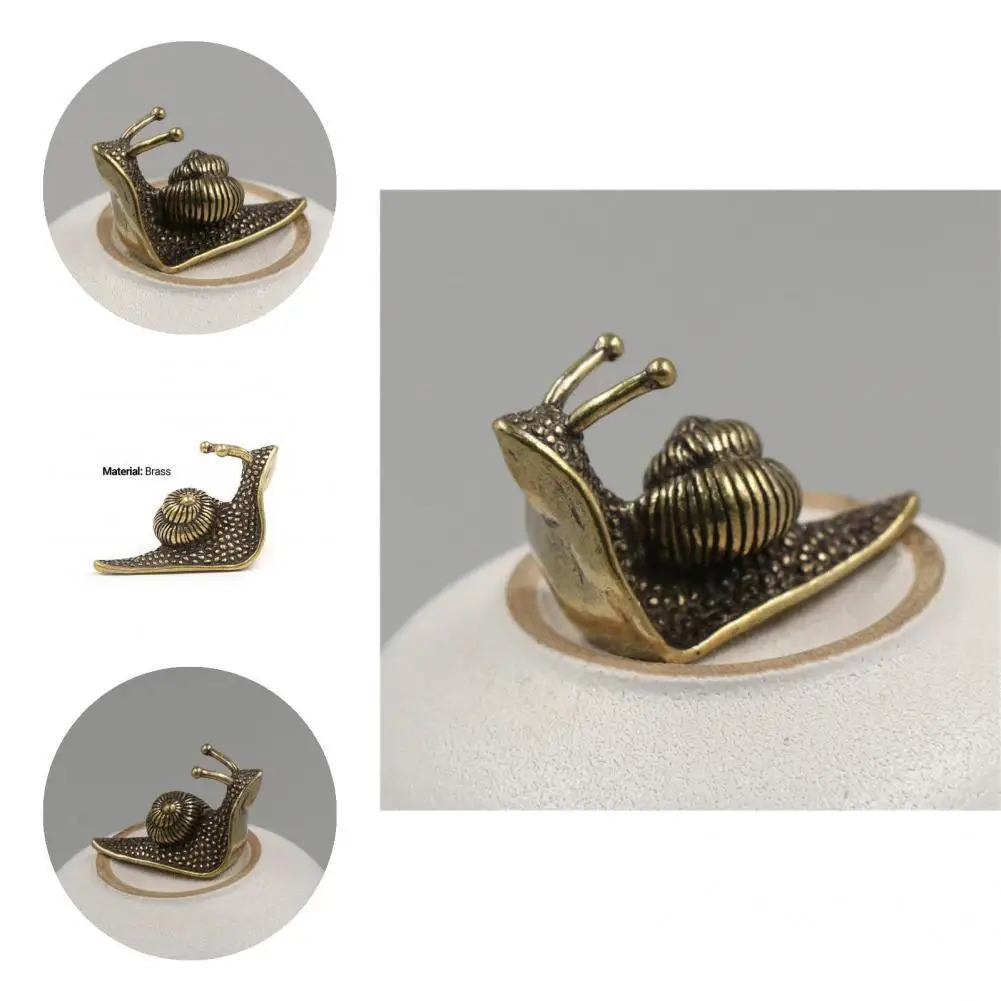 

Fine Workmanship Sturdy Stylish Fine Vintage Snail Ornament for Desktop