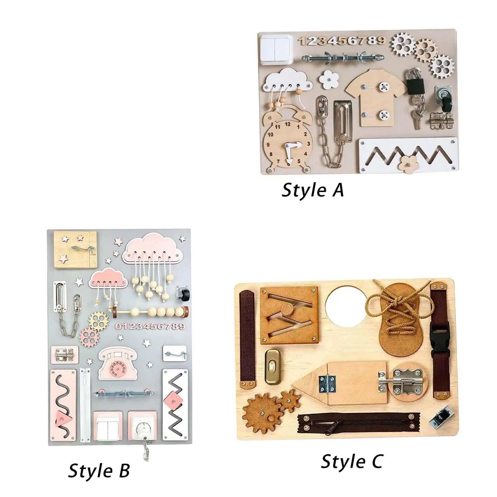 Игрушка Монтессори доска для занятий игрушка путешествий когнитивная развития