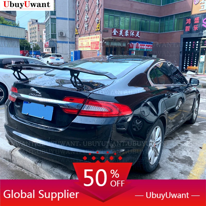 Для Jaguar XF XFL 2008-2021 GTS-V Стиль Авто Высокое качество ABS задний спойлер губа крыло