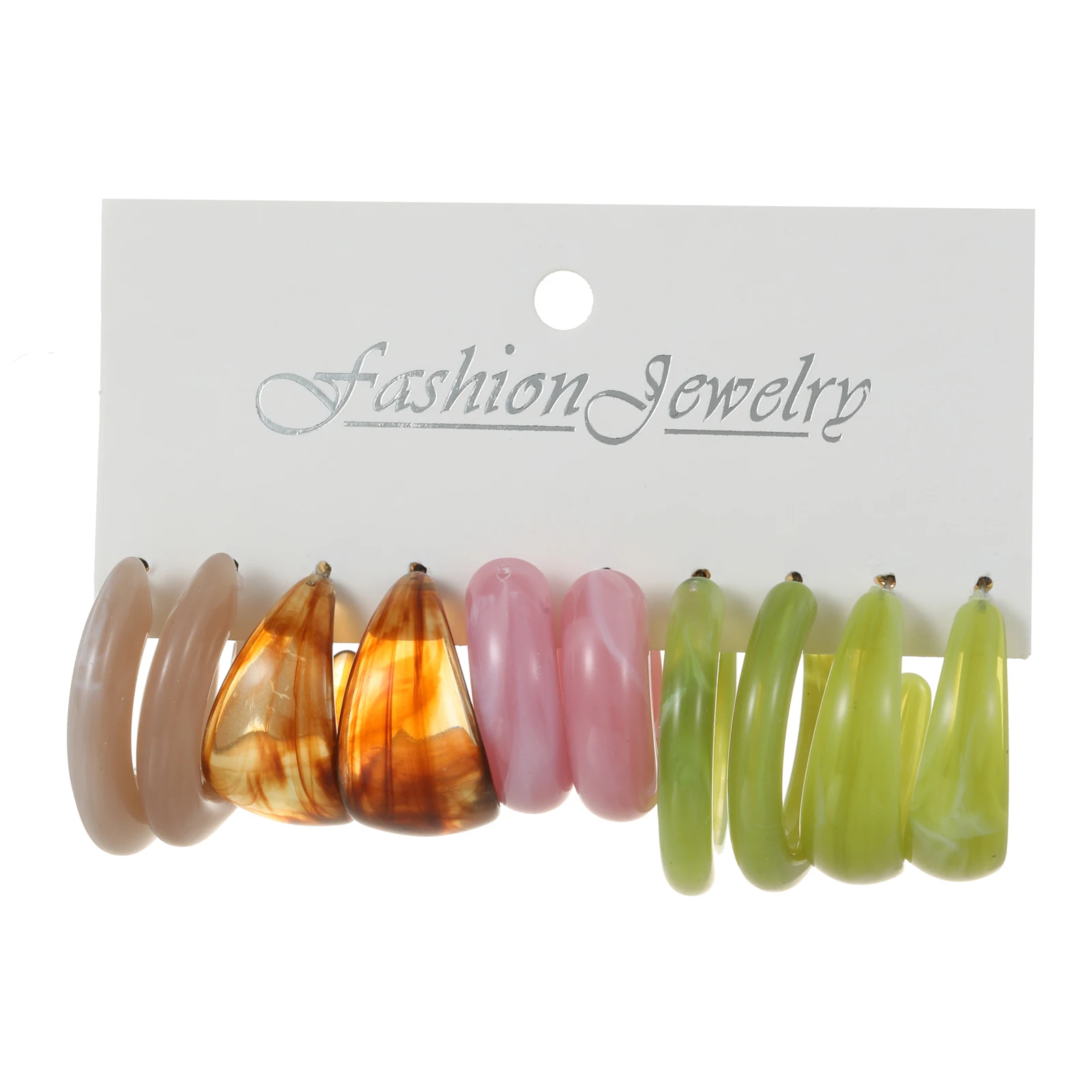 

2023 Fashion Jewelry Resin Beads Earrings for Women Charm Women Stud Earrings Pendientes Mujer
