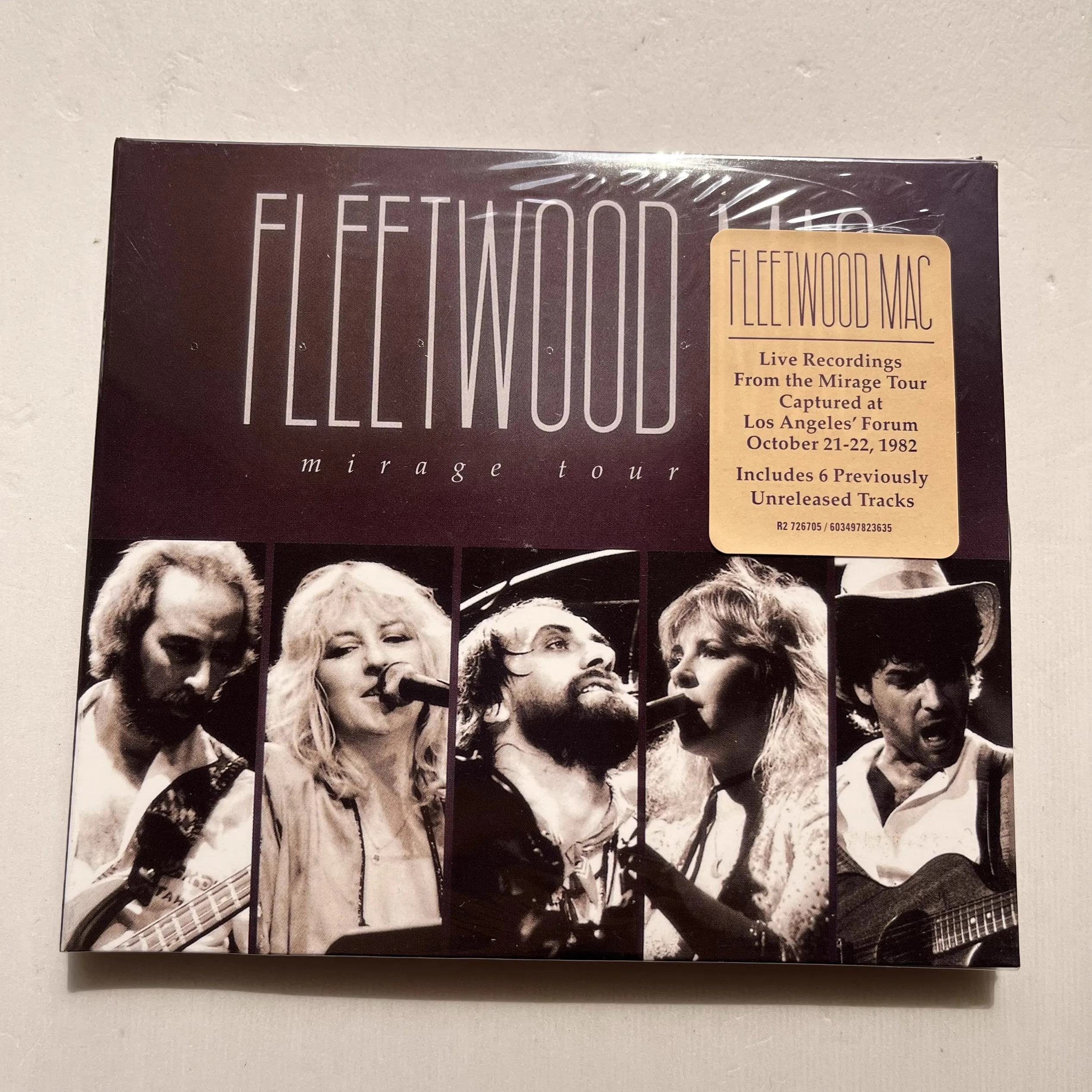 Blues Rock Fleetwood Mac John McVie Музыкальный CD Mirage Tour 82 (Live) Альбом 2 шт. Музыкальная запись