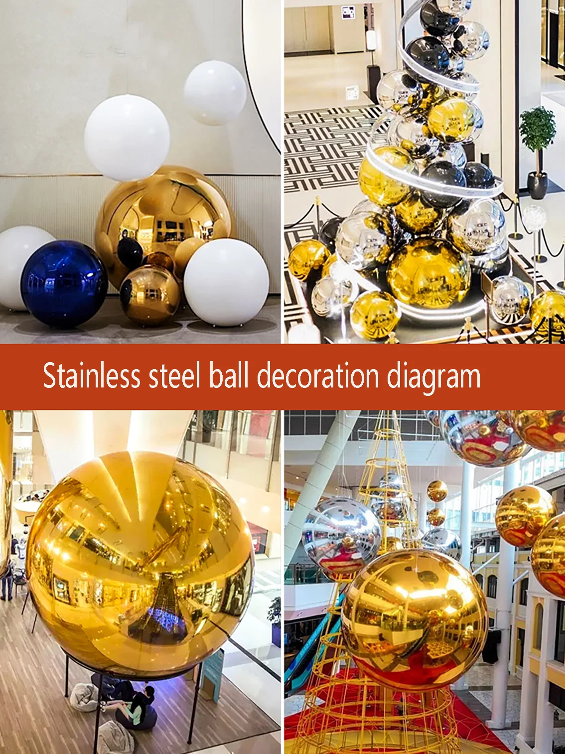 1 шт. титановый золотистый шар толщина 32-200 мм 0 5