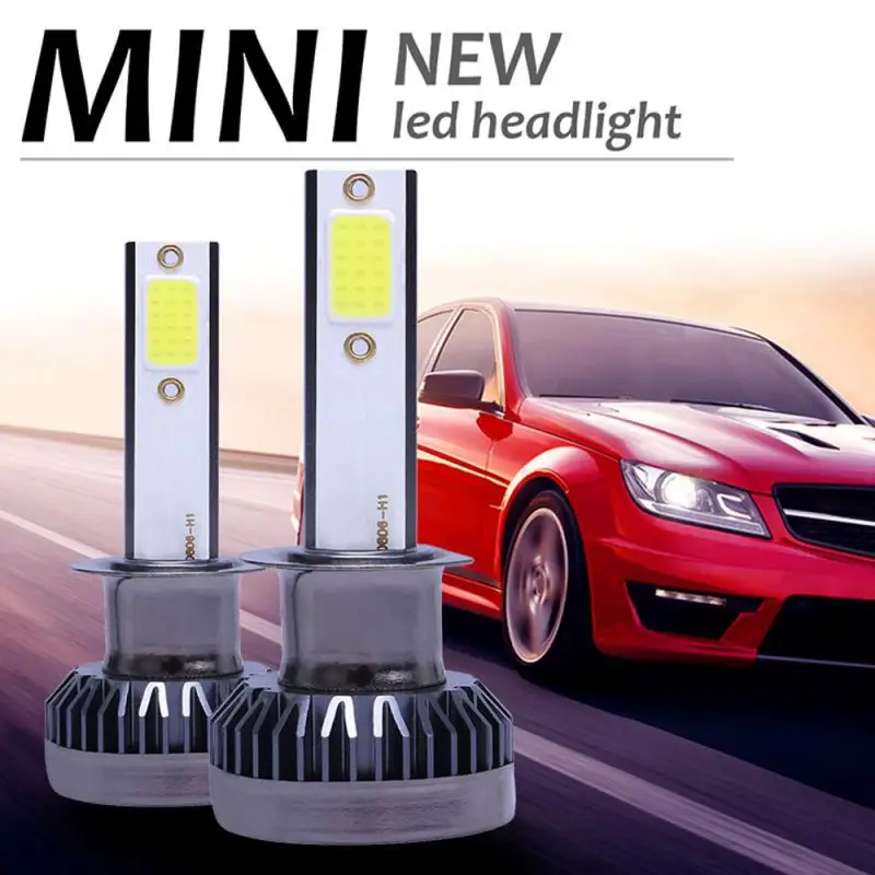 

Super Bright H1 Headlight Bulb High Power White Light Led Headlight Conversion Kit Car Accessories Cob Bulb Practical