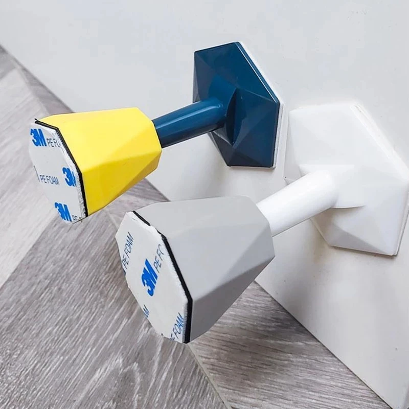 

Household Door Stop Practical 1 Pc Floor Protector Bracket Safety Tools Wall Protector Bumper Stop Door To Door Mute Porte Pad
