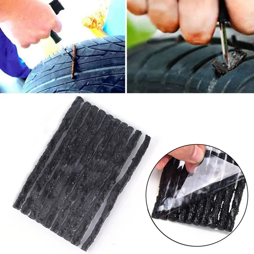 

30/50/100Pcs Useful Kit Practical Bike Tire Puncture Recovery Car Tubeless Seal Strip Plug Tyre Repair