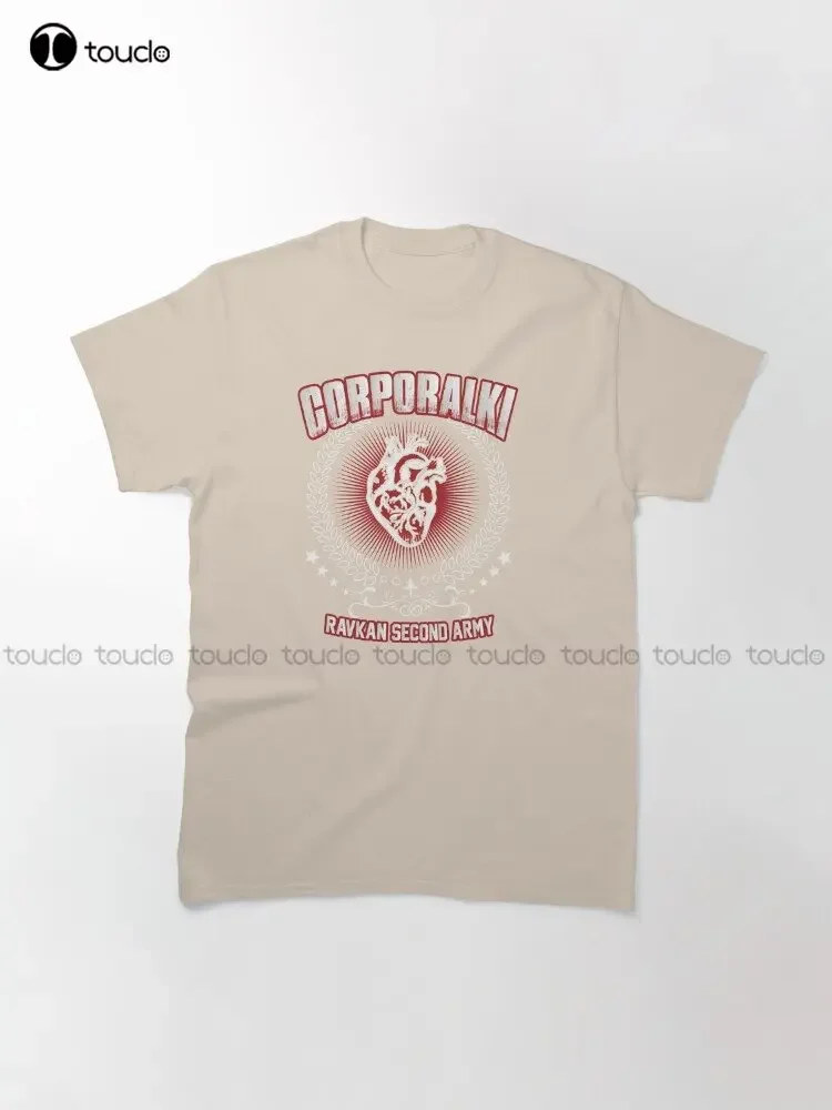 Классическая футболка Corporalki - Grisha Ravkan Second Army мужские футболки забавная уличная с