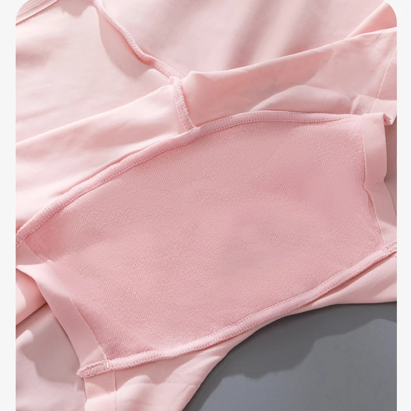 Женские шорты со средней посадкой Бесшовные дышащие трусики-боксеры