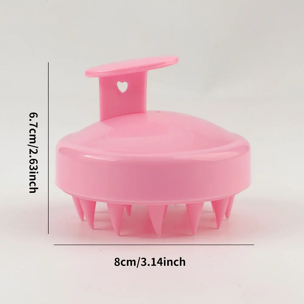 Силиконовый шампунь массажер для волос головы тела кожи массажная щетка