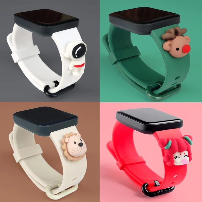 

For Xiaomi Redmi Watch 2 Watch Strap Cartoon Accessories Silicone Smart Watch Band XiaoMi RedMi Watch Lite Wristband WristStrap