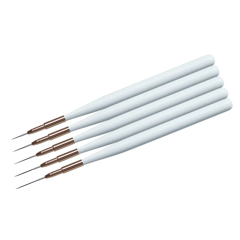 Кисть для Подводки дизайна ногтей ручка рисования с УФ-гелем и полосками кисть