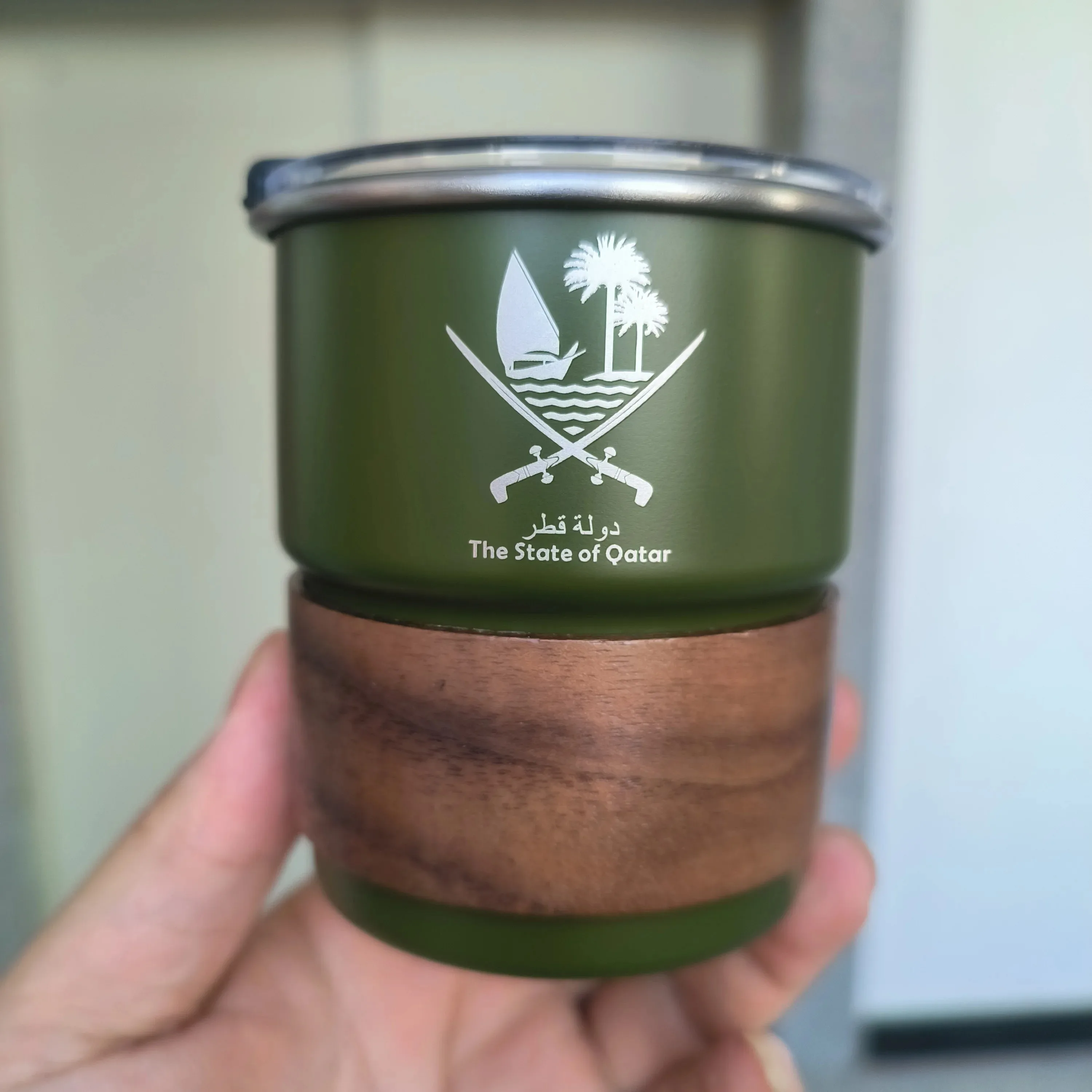 

Кружка из нержавеющей стали с логотипом Катара 300 мл