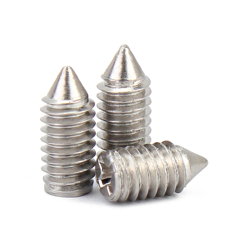 Регулируемый конусный концевой болт из нержавеющей стали M2 M2.5 M3 M4 Phillips
