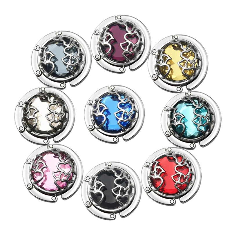 

Alloy Magic Hooks Hanger Holder Hook for Hanging Crystal Purse Bag Hanger Portable Handbag Folding Hook Bag Storage Organizer