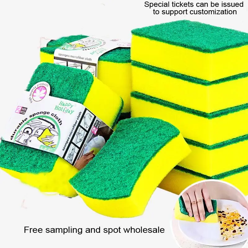 

Ultimate Kitchen Cleaning Sponge Set: Dishwashing Sponge, Scouring Pad, Household Cleaning Cloth, Wiping Cloth - The Perfect Co