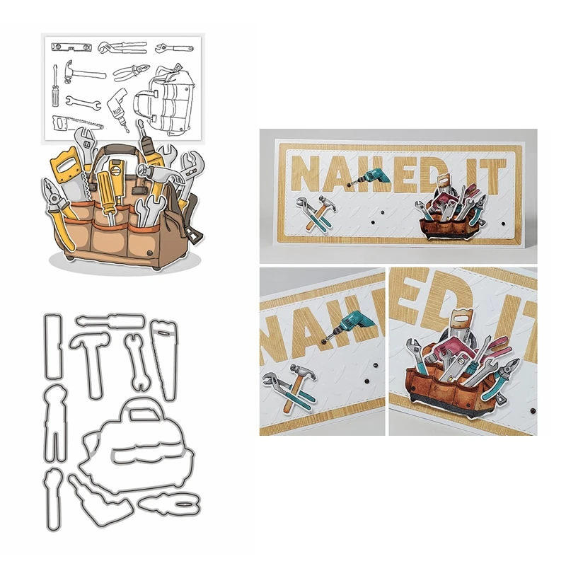 

Bags Different Tools Cutting Dies Match Clear Stamp DIY Photo Making Stencil Scrapbooking 2022 New Brand