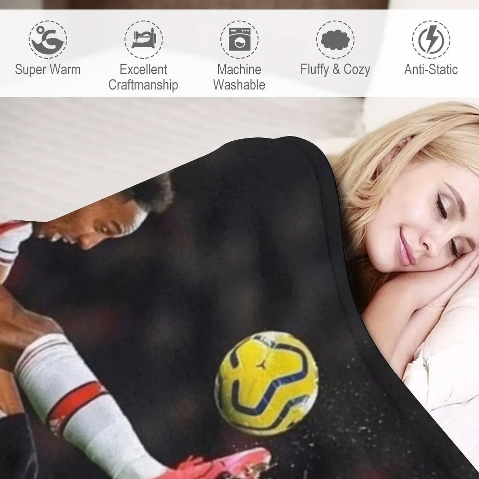 Новинка роскошное тонкое одеяло Pierre-Emerick Aubameyang