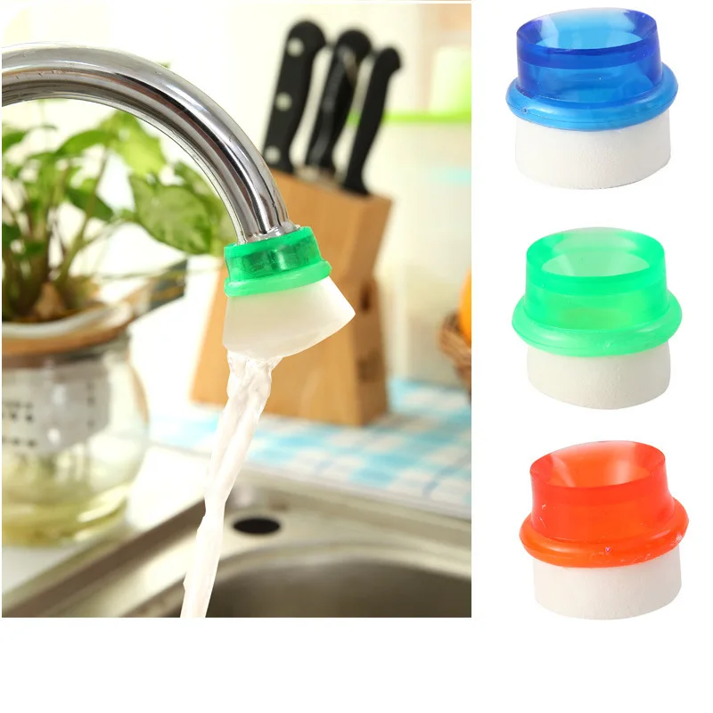 

6pcs Splash proof rubber faucet extender Aerator Kitchen Bathroom Sink Tap Nozzle Flexible sponge Water Clean Purifier Filter