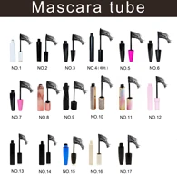 spot 17 neutral mascara is not smudged thick curled and long without logo mascara