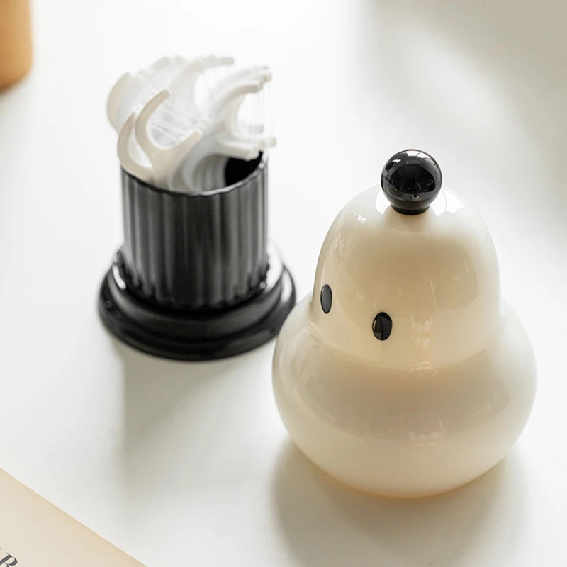 Креативная коробка для ватных палочек в форме груши пластиковый держатель