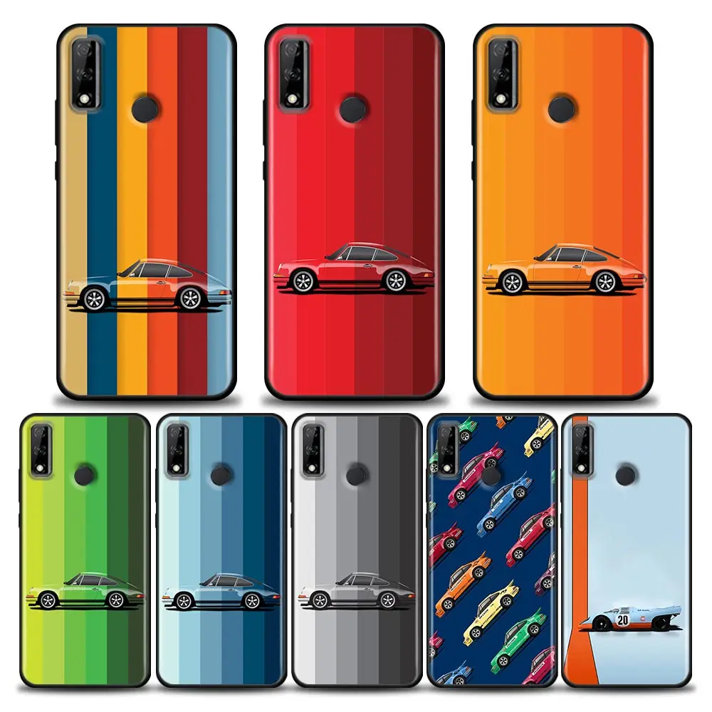 

Phone Case for Huawei Y6 Y7 Y9 Y5p Y6p Y8s Y8p Y9a Y7a Mate 10 20 40 Pro RS Silicone Cover Color is a Power Which Sport Car-P-J