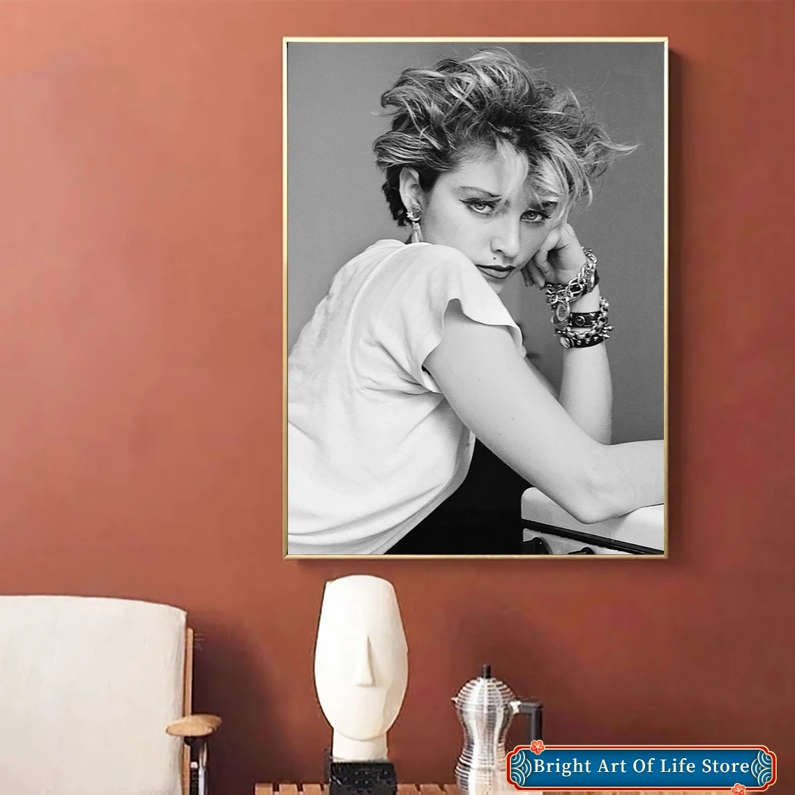 

Мадонна 80s фотопечать холст постер печать настенная живопись Домашний Декор (без рамки)