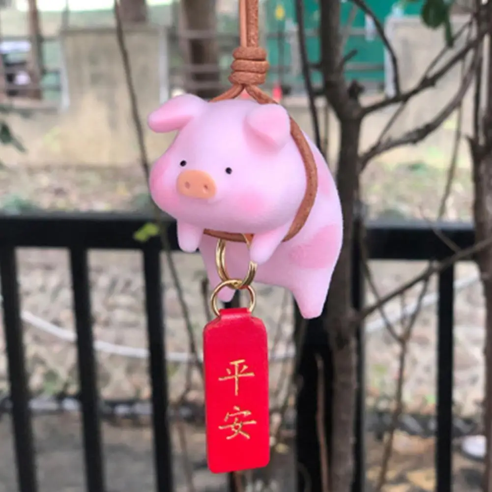 

Car Lucky Piglet Car Pendant Swing Hanging Pig Auto Rearview Mirror Hanging Ornaments Interior Decoraction Accessories For C3P5